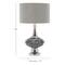 Silver Glass Traditional Table Lamp, 27" x 16" x 16"